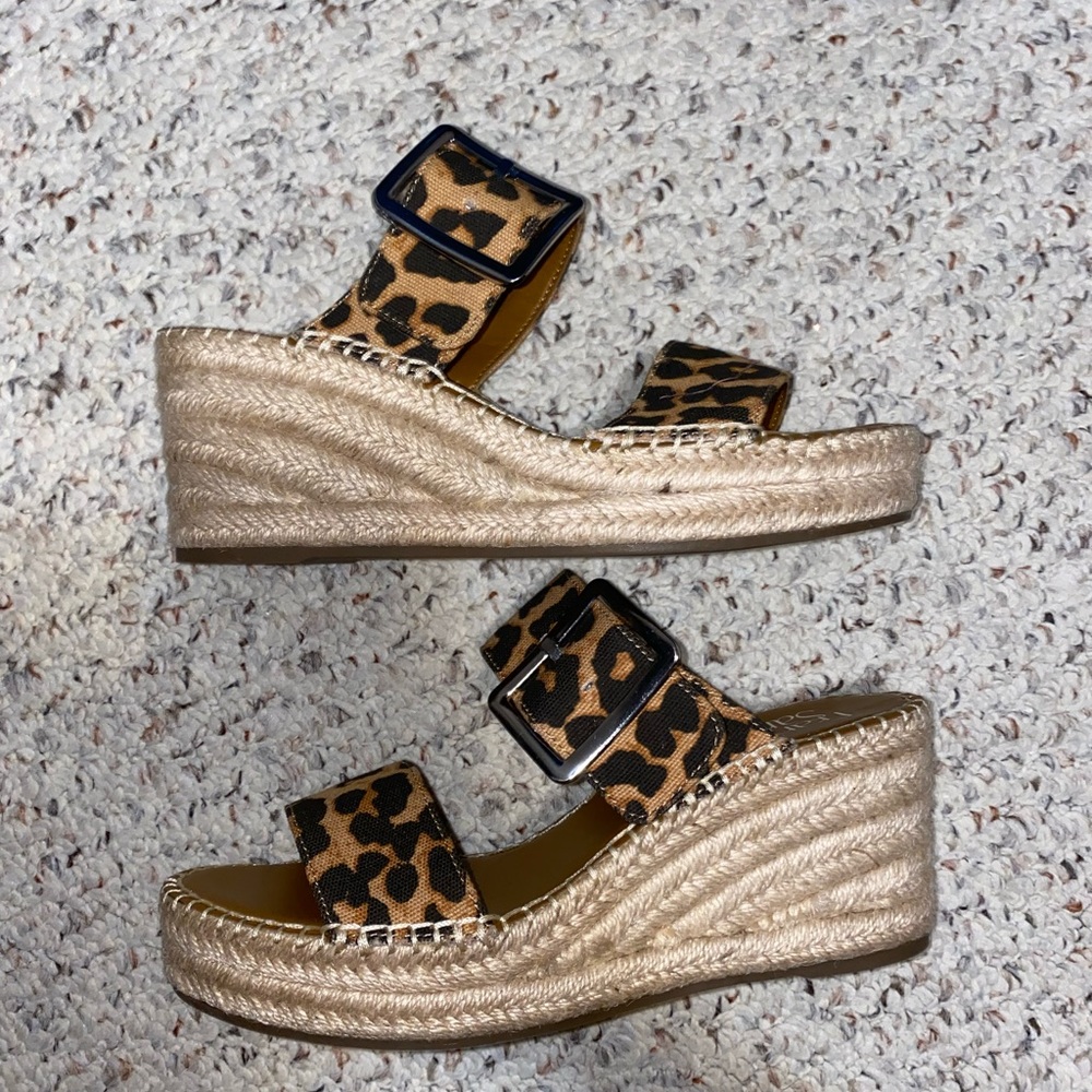 Franco Sarto Sandals- worn once. Like brand new. Comfy!
